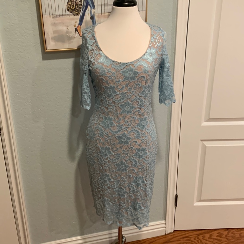 Belle Badgley Mischka Lace Cocktail Dress • Sz 12 • NWT!